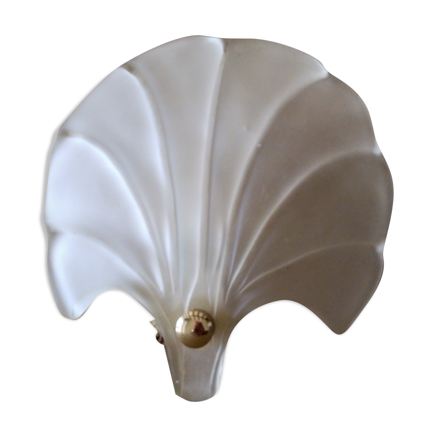 Glass shell applique