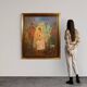 Italian painting, Family of Acrobats, dated 1981
