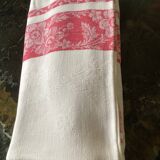 Nappe vintage en coton dimension : hauteur - 205 cm - largeur -160 cm-
