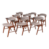 Set of 8 Dining Chairs, 1960s, Korup Stolefabrik