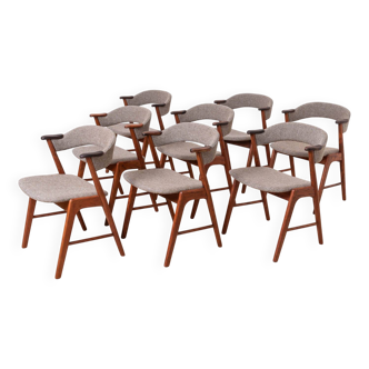 Set of 8 Dining Chairs, 1960s, Korup Stolefabrik