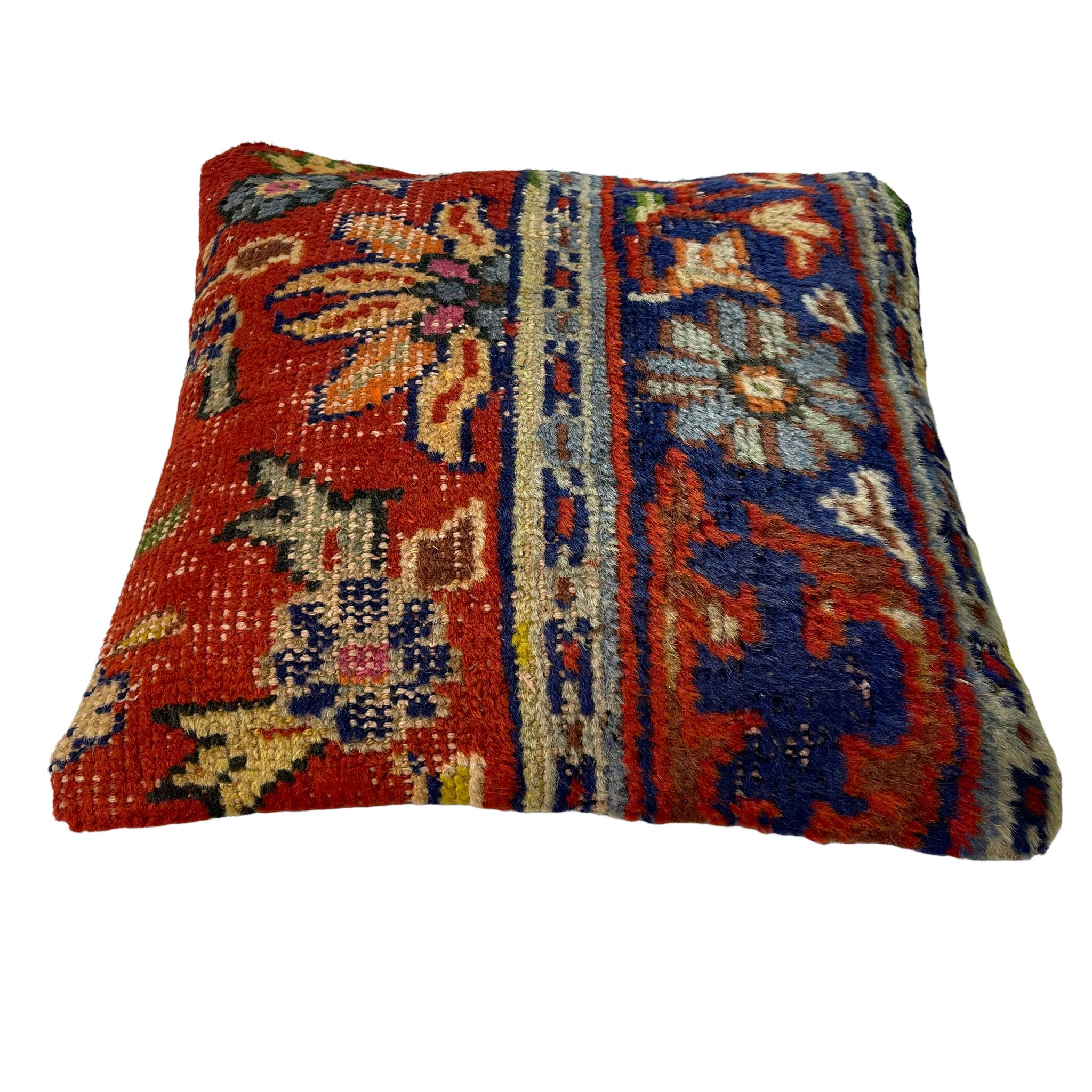 Housse de coussin de tapis turc vintage 45 x 45 cm