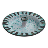 Midcentury speckled candle holder