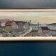 XL Original Swedish Oil on Canvas “Coastal Village” by Bo Sjöberg –Signed