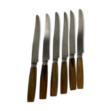 Set of 6 antique knives