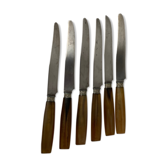 Set of 6 antique knives