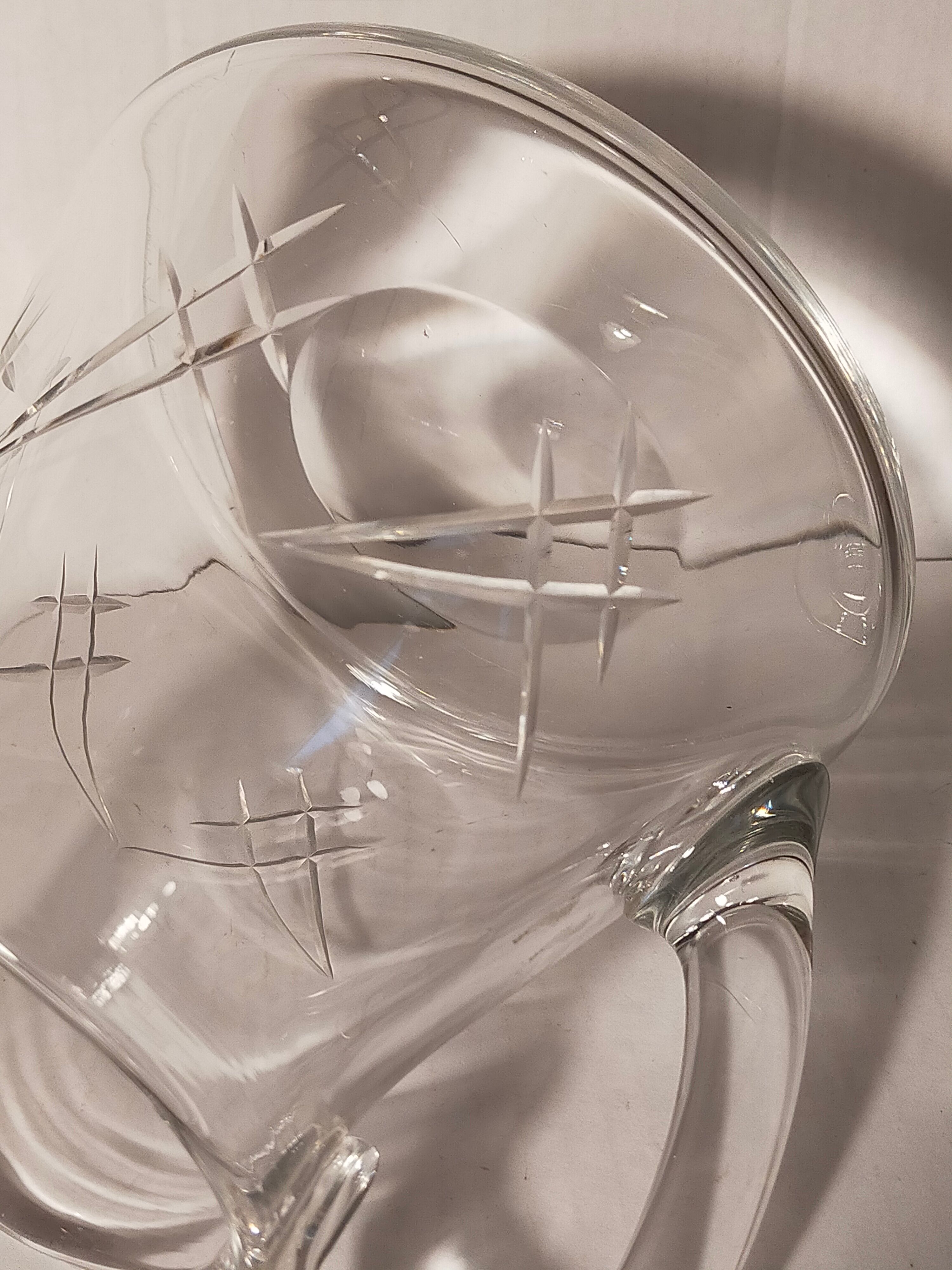 Crystal water pitcher early twentieth century