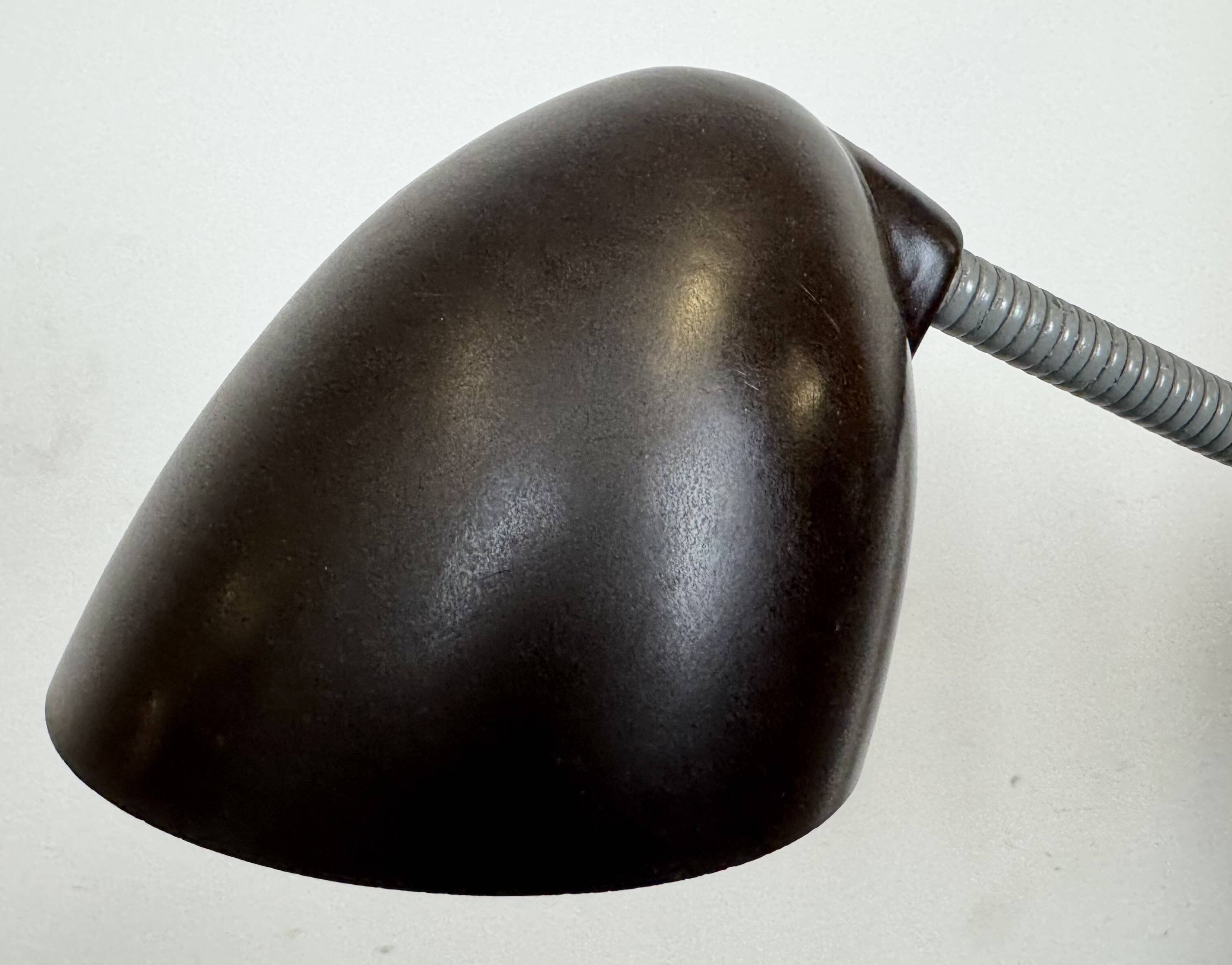 Grey Industrial Scissor Wall Lamp from Elektroinstala, 1960s
