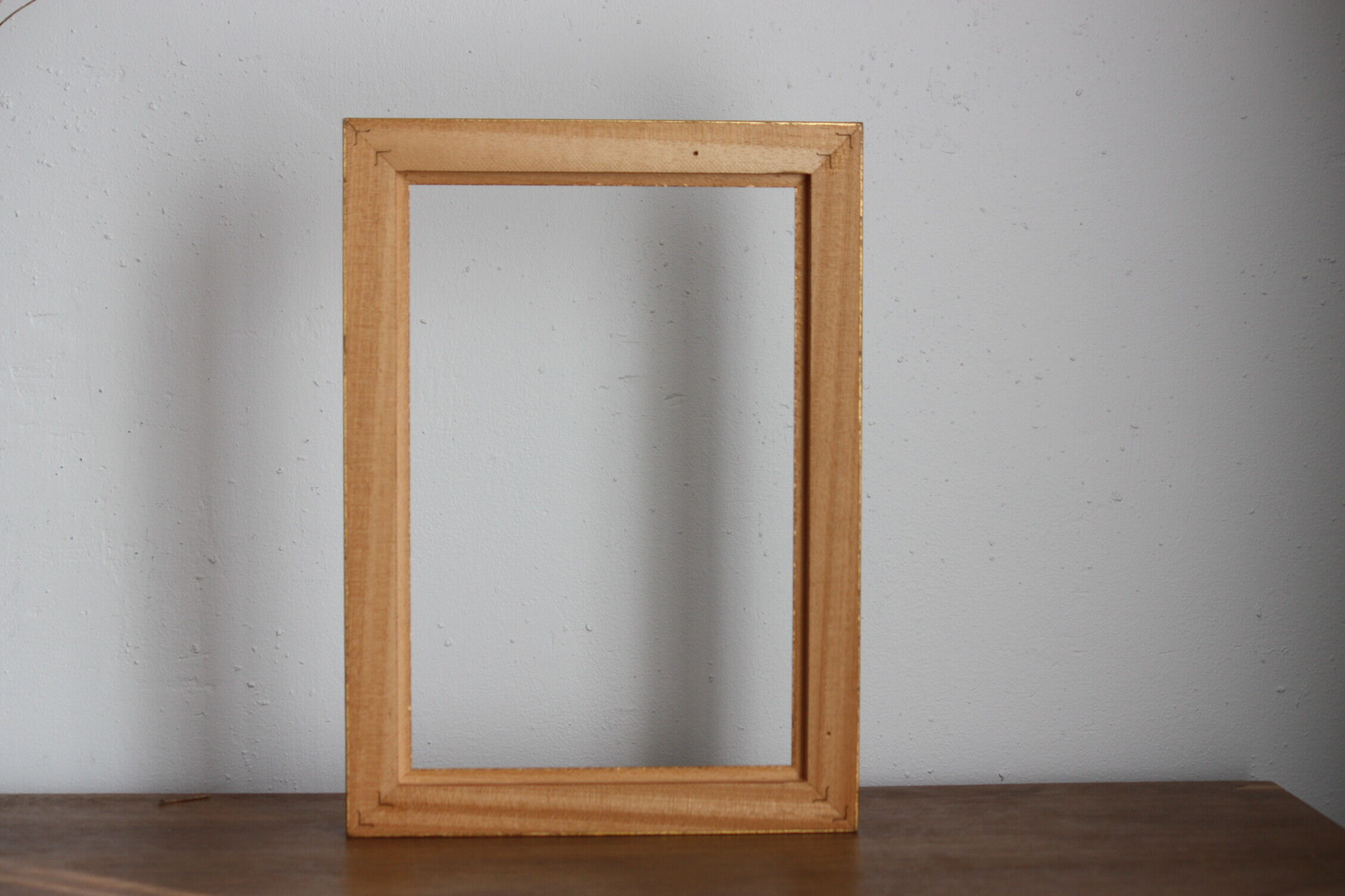 Carved and moulded gilded wood frame