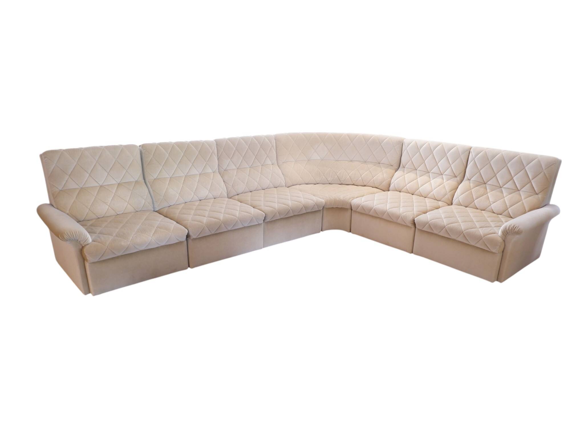 1970s vintage modular corner sofa
