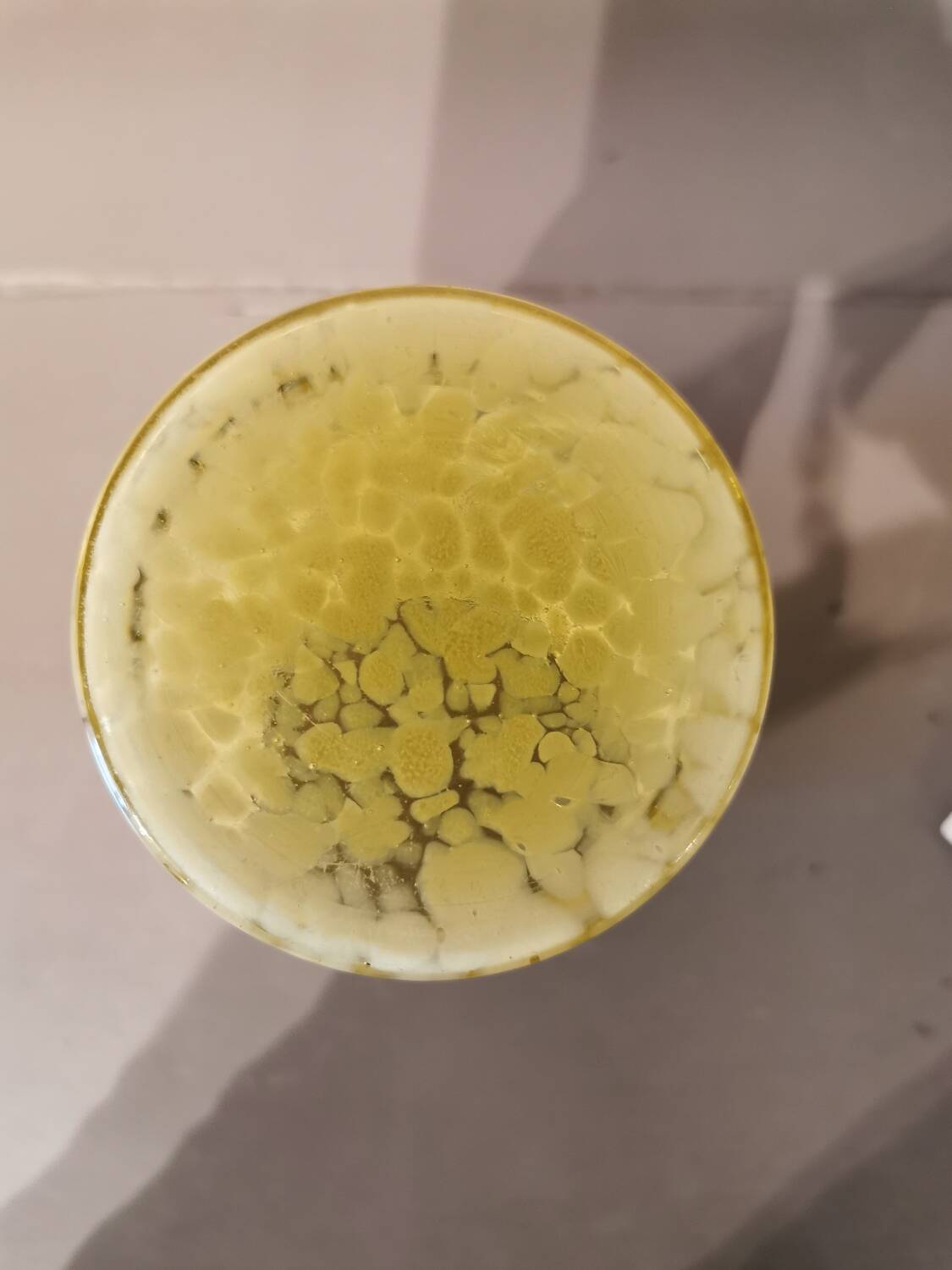 Clichy glass art deco vase