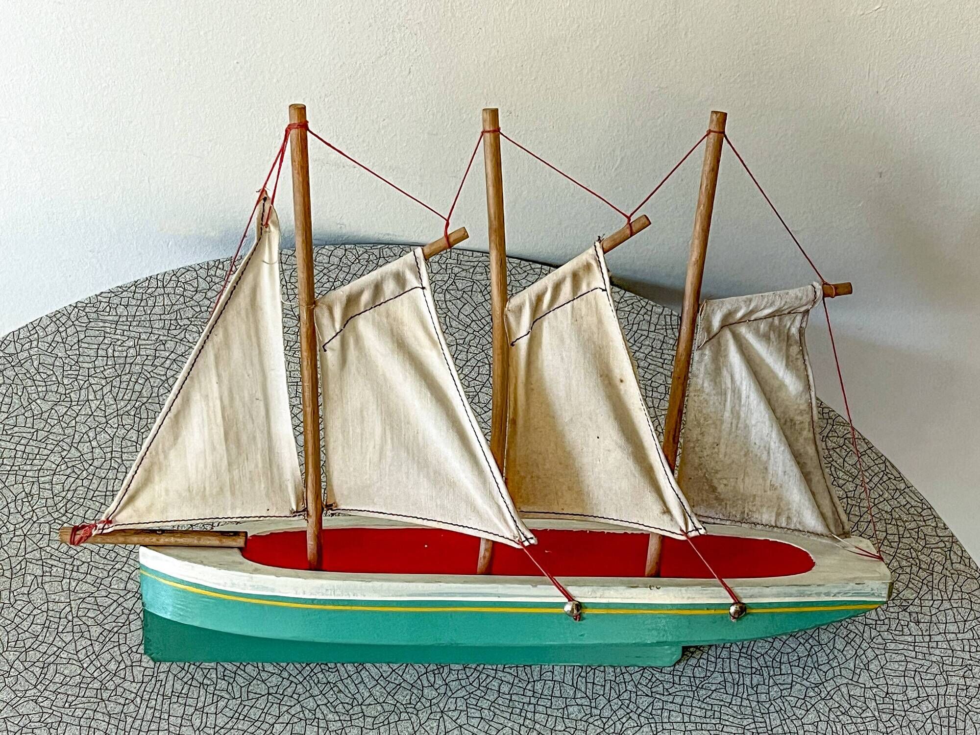 Three-masted basin sailing yacht by the German brand Greiner.