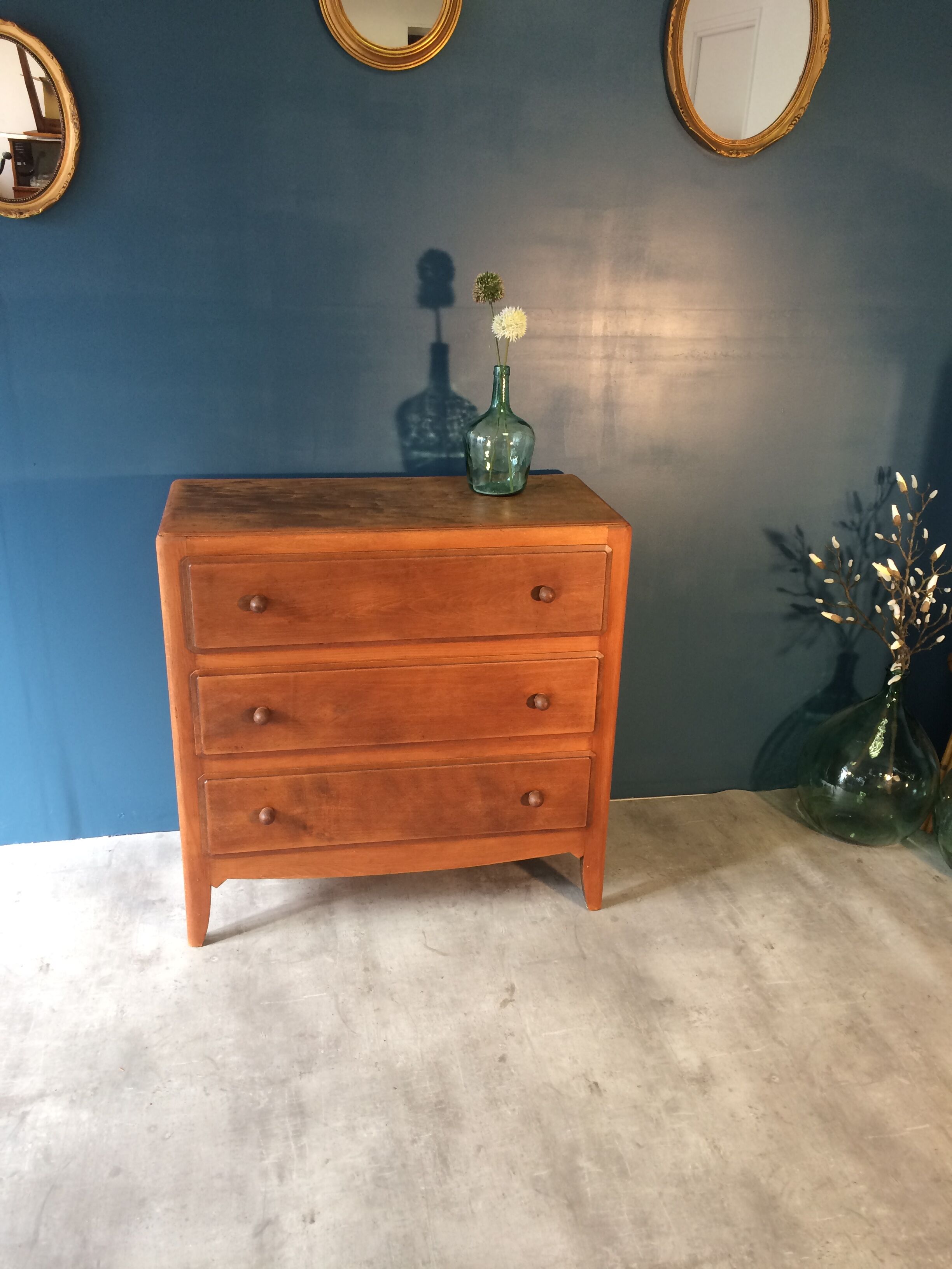 Chest of drawers 3 vintage drawers