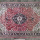 Sino ghoum handmade persian oriental rug in silk 250 x 158