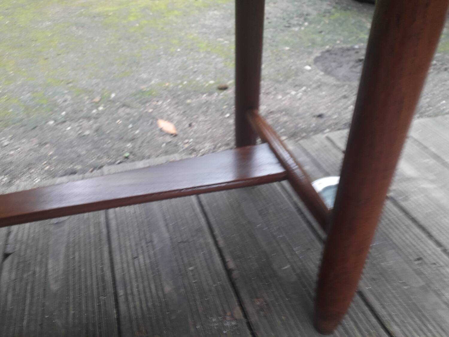 Scandinavian coffee table, Touraine enamels