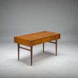 Mid-Century Teak Desk attributed to Bartels Works, 1960s