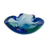 Murano's polished glass vintage ashtray, 1960