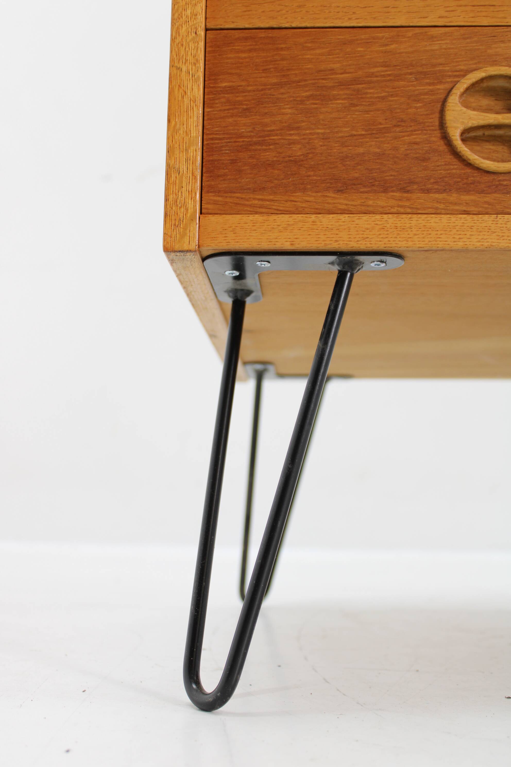 Commode à tiroirs en chêne recyclé des années 1960, Danemark