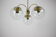 Mid-century chandelier Kamenický Šenov, 1980