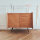 Low buffet/renovated vintage sideboard, Scandinavian style, 1950s-60s