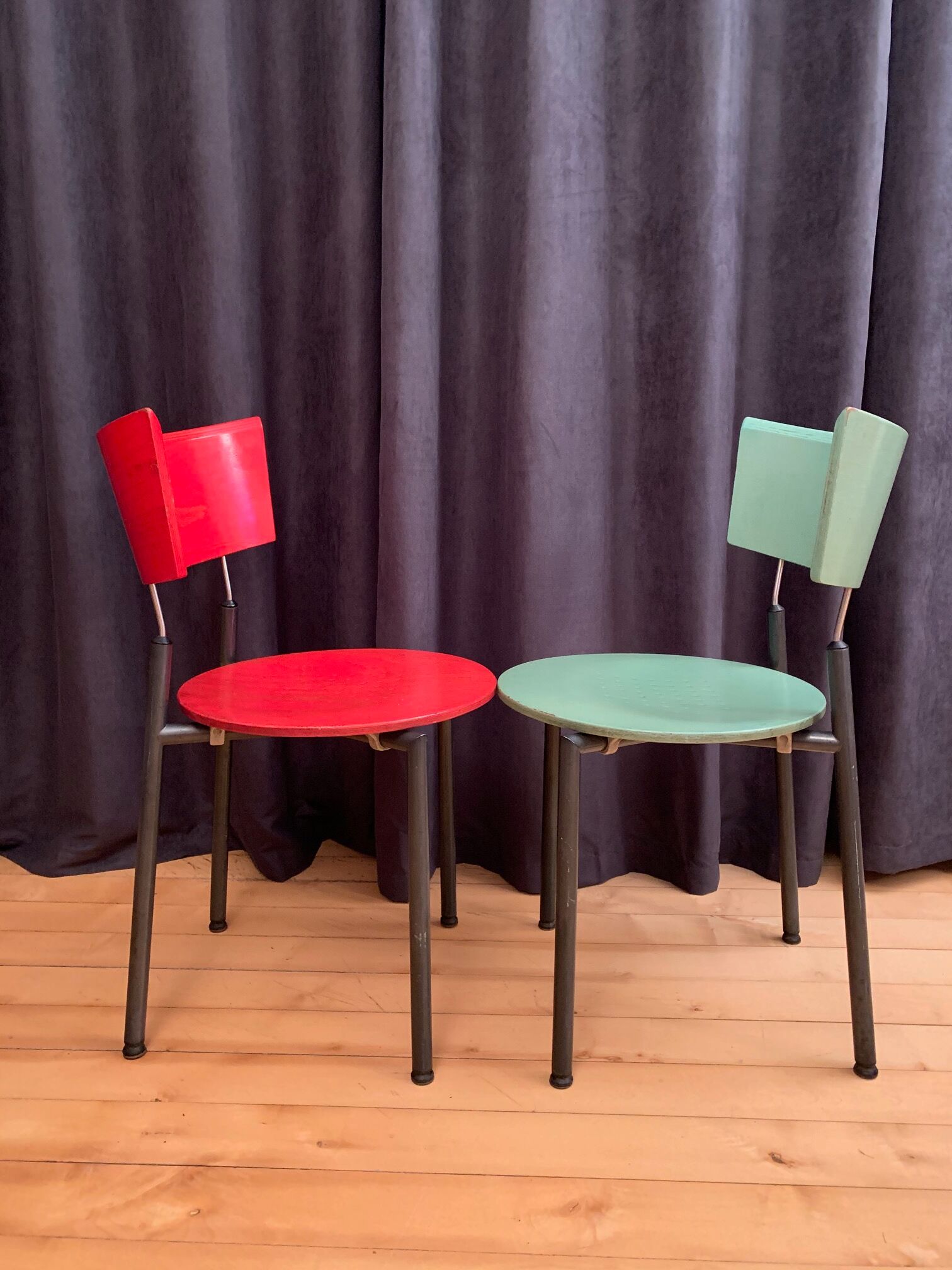 A set of four Kusch + Co chairs, 70s