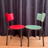 Un ensemble de quatre chaises Kusch + Co années 70