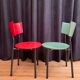 Un ensemble de quatre chaises Kusch + Co années 70