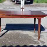 Vintage Scandinavian dining table with extensions