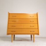 Vintage chest of drawers with 4 drawers, 1960s