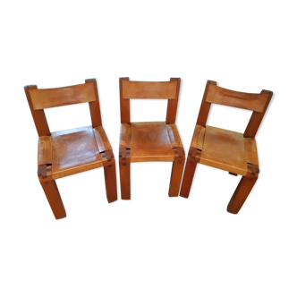 3 chairs S11 Pierre Chapo