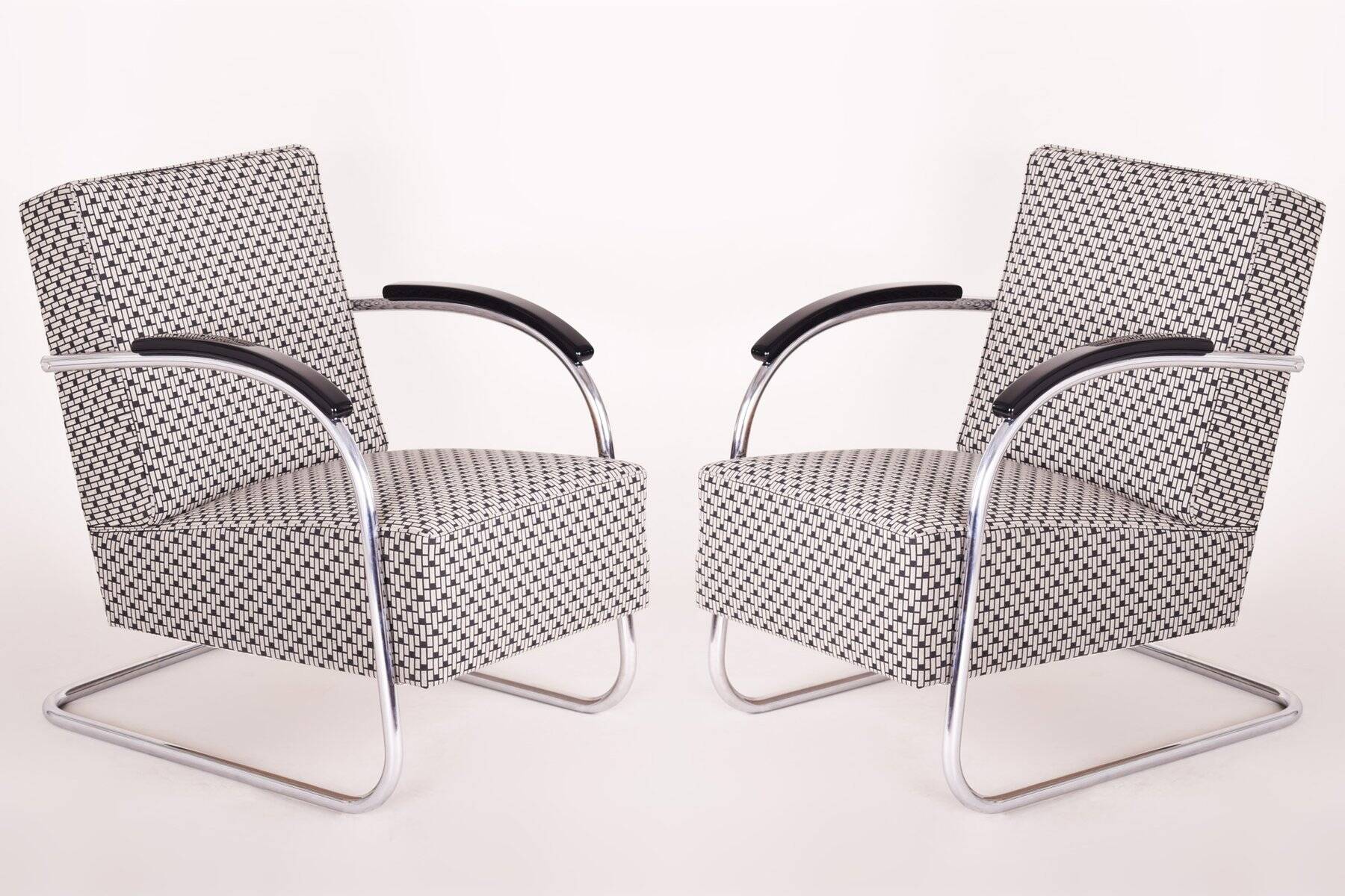 Bauhaus Armchairs by A. Lorenz for Mücke-Melder, 1930s, Set of 2