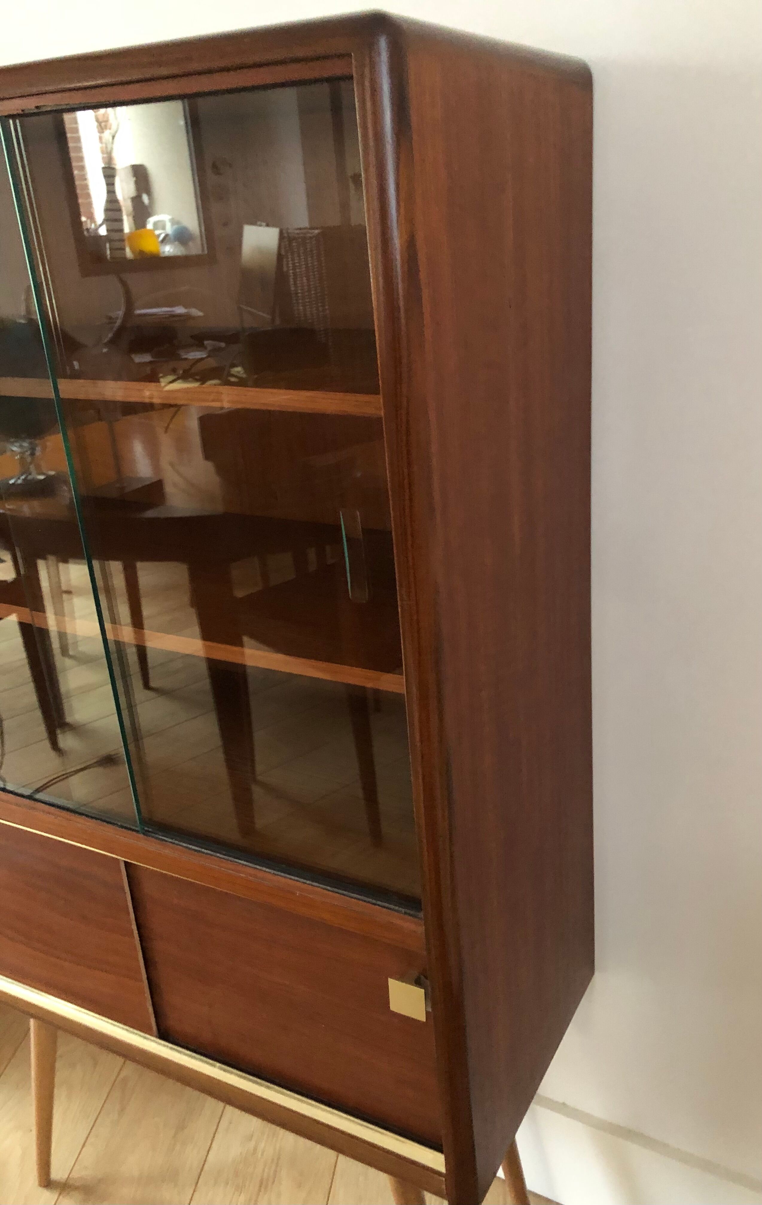 Scandinavian glass cabinet