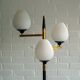Arredoluce floor lamp in polished brass and Carrara marble, 1960s