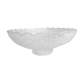 Coupe à fruit en cristal taillée