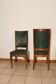 Serie de 6 chaises Art déco en acajou
