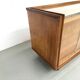Vintage Siegel Paris workbench in oak and glass – 1950