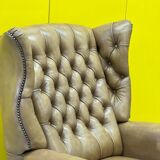 Vintage Handmade Chesterfield Recliner Armchair