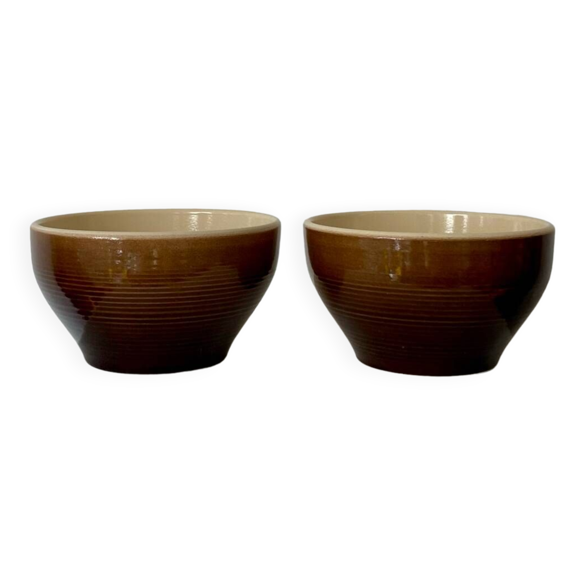 Set of two large vintage bowls