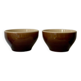 Set of two large vintage bowls