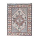Tapis gris turc oushak 173 x 227 cm