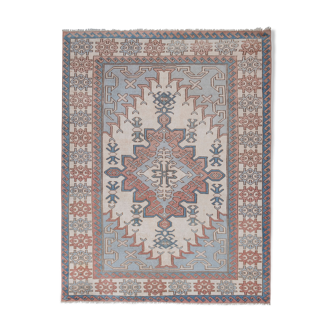 Tapis gris turc oushak 173 x 227 cm