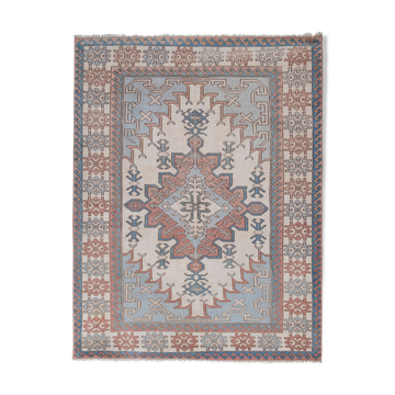 Oversize gray turkish oushak rug 173 x 227 cm