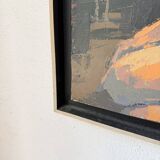 Oil painting of a naked woman