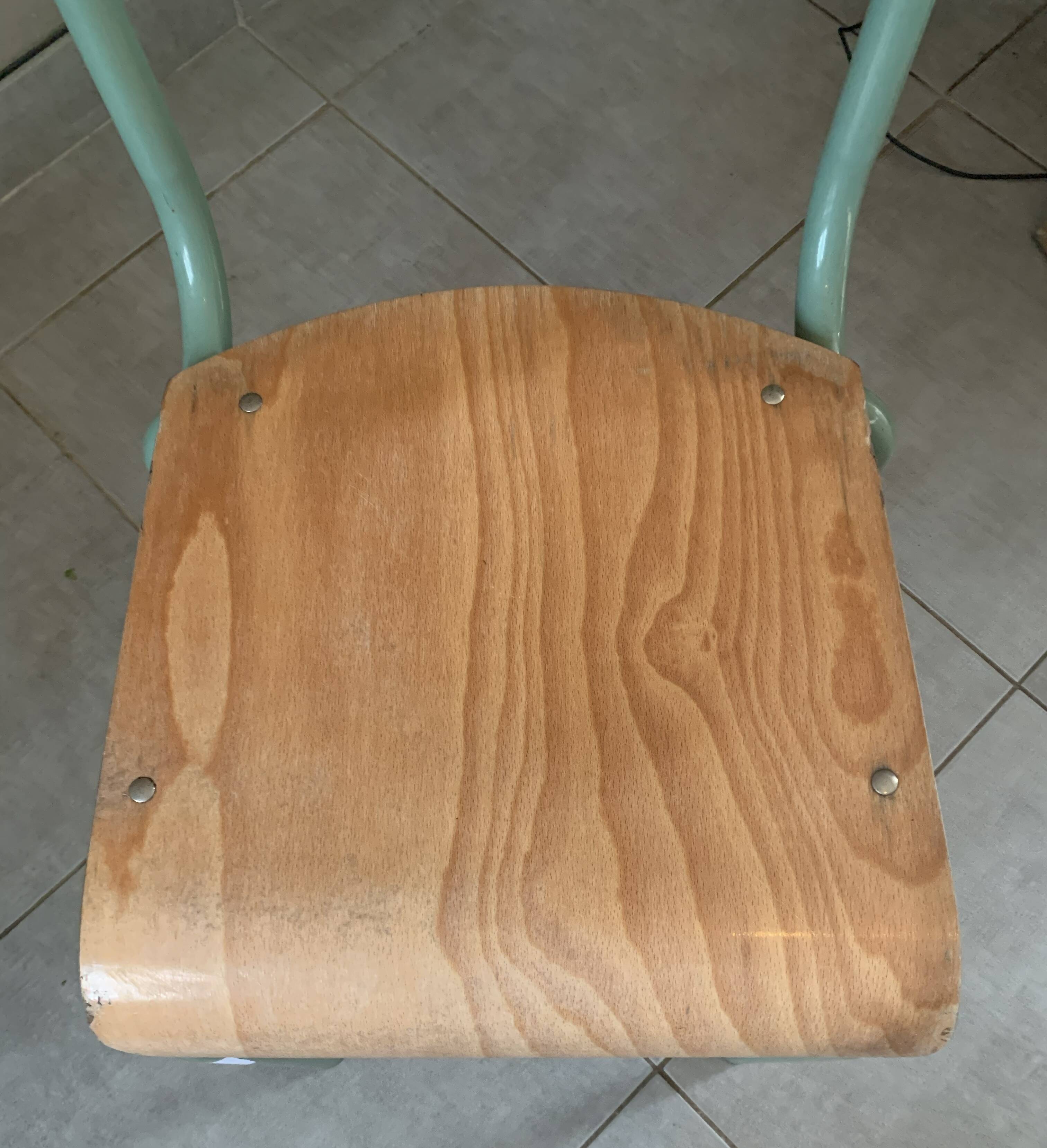 Old vintage school chair Mullca 511