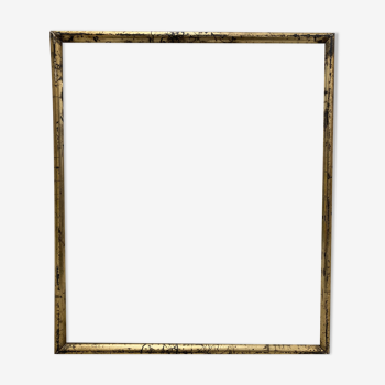 Vintage patinated golden frame