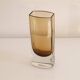 Vintage Scandinavian vase in amber glass 1970