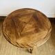 Louis XVI style round side table with fluted legs – 654011