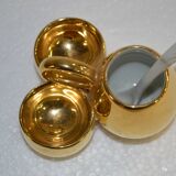 golden LIMOGES porcelain pepper shaker