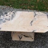 70s design marble coffee table