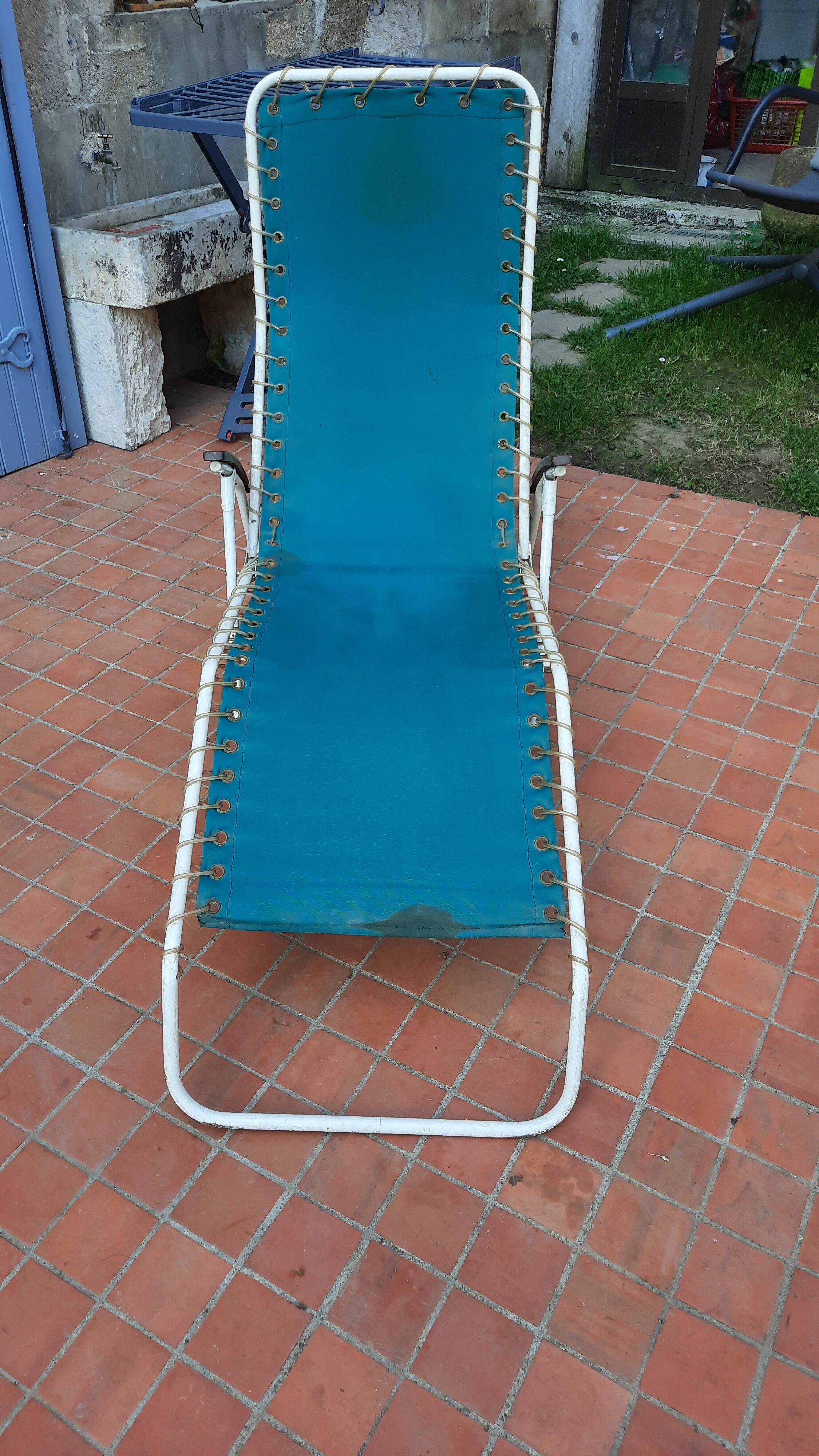 Chaise longue basculante